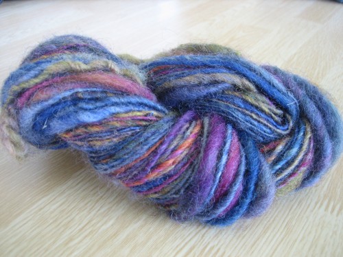 Hand dyed thick & thin single